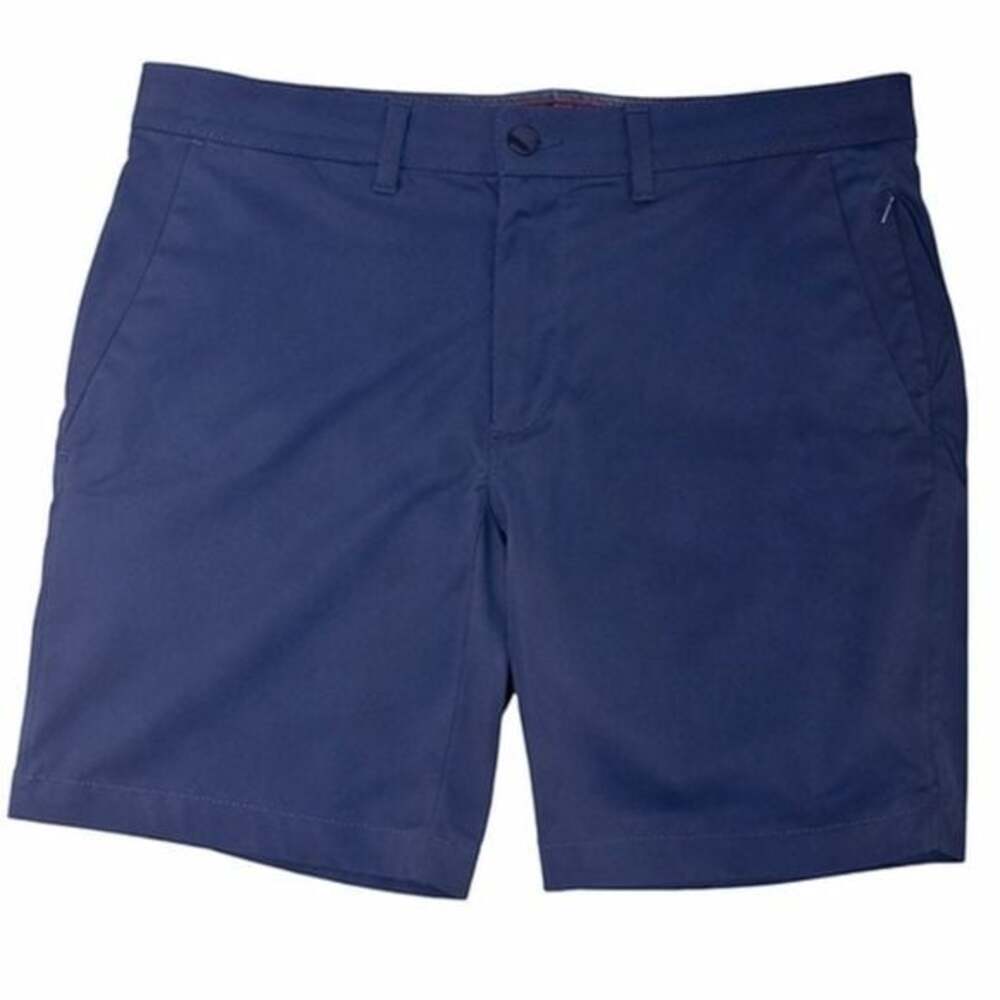 Jachs New York Performance Shorts Mens 34 Blue Stretch Golf Casual